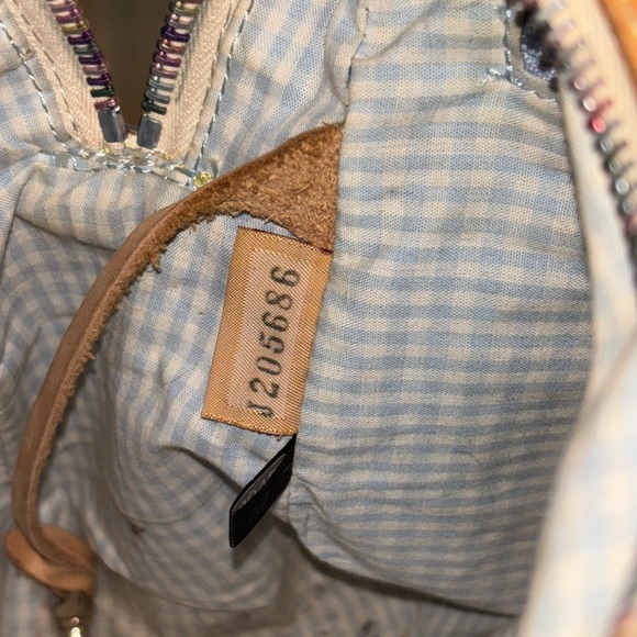 Y2K Dooney & Bourke Lindsay Lohan Backpack Bag Purse Vintage #8 Alphabet - Picture 16 of 16